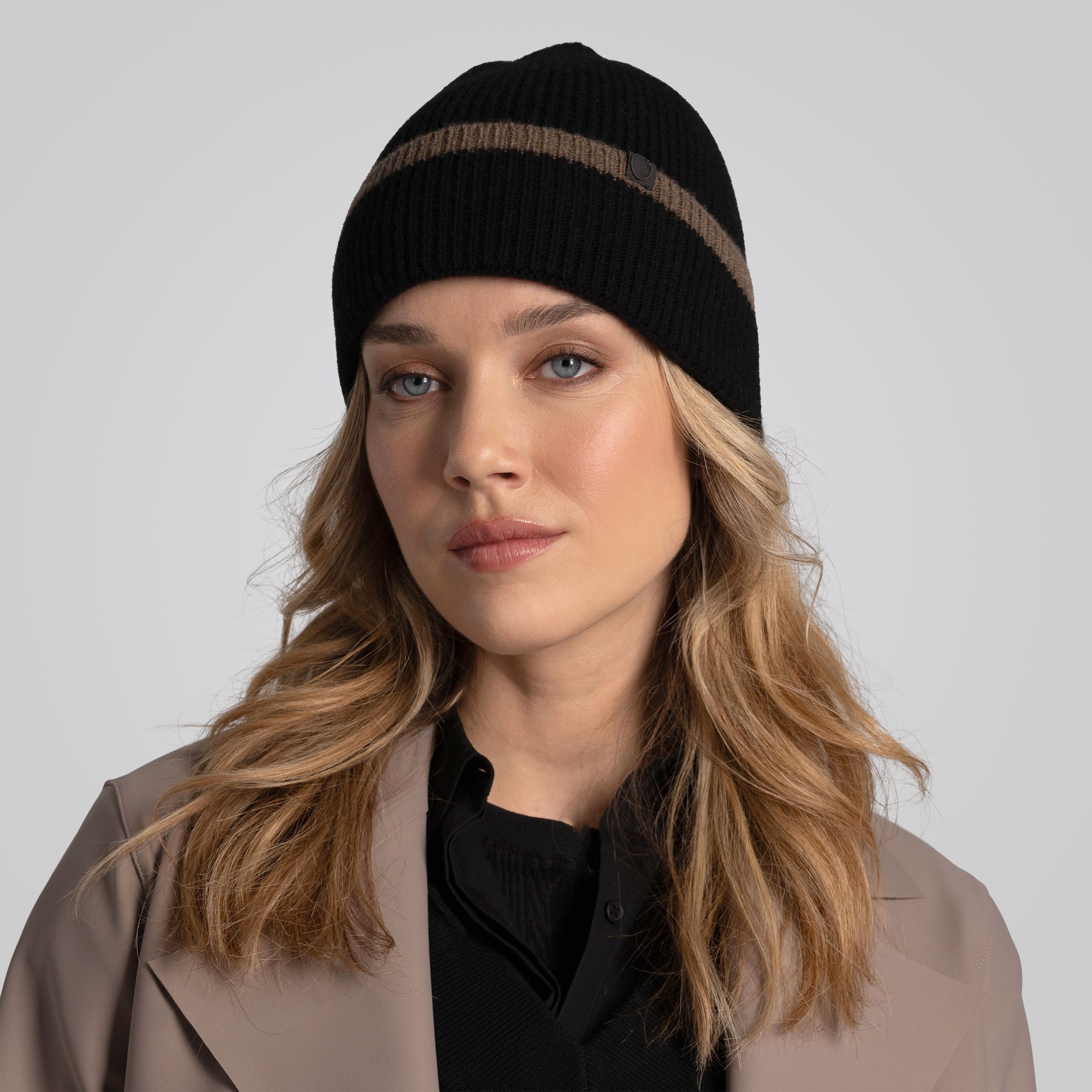 Lux Knit Ribbed Beanie